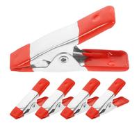 PRETYZOOM 5 Pcs Small Metal Spring Clips for Woodworking, Aluminium Alloy Strong Grip Clamps with Stability, 2 Inch Heavy Duty Spring Clamps for Woodwork and Craft Projects