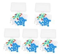 PRETYZOOM 5 Sets Dna Double Helix Model Kit for Science Class Interactive Molecular Structure Teaching Tool with Plastic Components Easy Assembly and Disassembly Genetics and Mutation