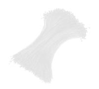 PRETYZOOM 5000pcs Plastic Merchandise Tag Fasteners White Hang Tag Strings for Clothing Retail Display Self Locking Security Loops Compatible with Various Label and Styles