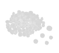 PRETYZOOM 500pcs Reusable Salt and Pepper Shaker Plugs Round Plastic Stoppers Id Leak-Resistant Replacement Caps for Bottles Spice Jars Flower Pots Dishwasher Safe Clear Minimalist Design