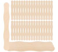 PRETYZOOM 50pcs Jumbo Lolly Sticks Made of Synthetic Material, Reusable Multi-Functional Craft Sticks for Ice Cream, Cake Supplies, and Birthday Decorations for DIY Projects