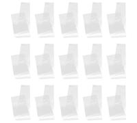 PRETYZOOM 50pcs Neck Tie Storage Bags 10cm Width Dustproof Plastic Covers for Hanging Tie Organization Travel and Formal Protection