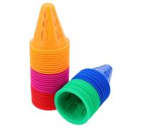 PRETYZOOM 50pcs Practicing Cones Mini Roller Skating Cone Part Pvc Lightweight Safety Assurance for Roller Skating Schools and Communities