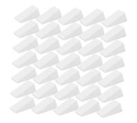 PRETYZOOM 50Pcs Triangular Makeup Sponges Skin-friendly Powder Puff for Face Foundation Blending Dry Wet Use Beauty Applicator Wedges for Precise Cosmetic Application