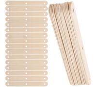 PRETYZOOM 50pcs Wooden Ice Cream Sticks for Crafts and Treats, Reusable Large Wood Sticks Not Easy to Deform, for Showing Creativity and Creating Models