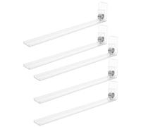 PRETYZOOM 5pcs Automatic Fridge Dispenser Plastic Can Pusher Glide with Spring-loaded Mechanism Reduces Manual Restocking Keeps Products Displayed for Supermarkets and Convenience Stores