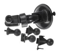 PRETYZOOM 5Pcs Car Dash Cam Suction Cup Mount Set with Swivel Ball Adapters, Mini Vacuum Suction Holder Compatible for Vehicle Dvr Cameras, Front and Rear Dash Camera Installation