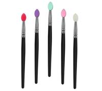 PRETYZOOM 5pcs Cosmetics Eye Shadow Face Makeup Brush Mixed Colors for Shimmer Eyeshadow Application and Daily Use Random Color