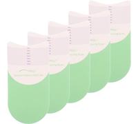 PRETYZOOM 5pcs Eyelash Rulers Eyelash Curlers Eye Lash Measure Tools Versatile Application Light Green Plastic and Paper Material Convenient and Practical for Personal Use and Beauty Salons