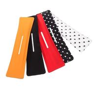 PRETYZOOM 5pcs Lazy Hair Bun Maker for Women Updo Hair Styling Tools with Bow Twist Design Portable Black Polka Dot and Solid Color