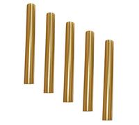 PRETYZOOM 5pcs Metal Manicure Pen Caps Zinc Alloy Protective Nail Art Brush Covers for Pens Lightweight Nail Design Tools for Gel and Painting