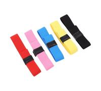 PRETYZOOM 5pcs Portable Bento Straps Lunchbox Elastic Bands Simple Design Polyester Easy to Use for School Lunch Containers Random Color