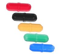 PRETYZOOM 5pcs Ptfe Magnetic Stir Bars High-precision Laboratory Mixer Stirrer for Uniform Liquid Mixing Compatible with Various Beakers Noise-reducing Chemistry Lab Equipment