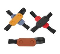 PRETYZOOM 5pcs PU Leather Pen Holder Straps with Elastic Bands for Notebooks Journals Planners and Diaries Compatible Pencil Sleeve Organizer for Travel and Everyday Use