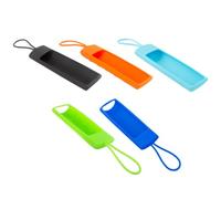 PRETYZOOM 5pcs Silicone Protective Case for Multimedia Tv Remote Cover Flexible High-rebound Skin-friendly Silicone with Vibrant Colors and Precise Cutouts Anti-dust Accessory