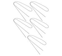 PRETYZOOM 5pcs Stainless Steel Extension Springs with 3mm Outer Diameter and 2.4mm Inner Diameter, Stable Tension Performance and Responsive Elasticity for Industrial Use and Machinery