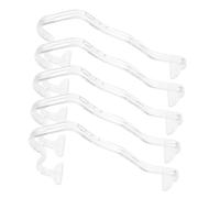 PRETYZOOM 5pcs Thickened Shoe Form Shaper for Retail Shop Display Wrinkle Sandal and High Heel Support Frame Transparent Shoe Rack Holders for Boot and Heels Maintenance
