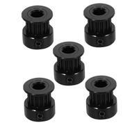 PRETYZOOM 5Pcs Timing Belt Pulley Kit for Printers Bore Black Printer Parts Accessories with Stable Transmission for DIY Projects