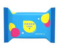PRETYZOOM 5pcs Underwear Cleaning Soap Bars for Handwashing with Natural Scent and Stain Removal, Made with Glycerin and Essence, Suitable for Travel and Towels, Gentle and Effective Laundry