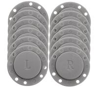 PRETYZOOM 6 Pairs Round Magnetic Snaps for Bags and Purses, Concealed Easy to Sew Button Fasteners Made of Nylon and Magnet for DIY Tailor Sewing Crafts