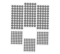 PRETYZOOM 6 Sheets Reflective Marker Dots for Handheld Scanning Dynamic Motion Capture Compatible with Engineering Architecture Design Projects