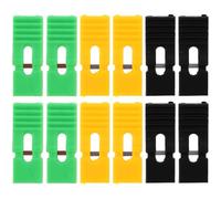 PRETYZOOM 60pcs Circuit Jumper Caps Open and Closed Design Plastic Space Saving Quick Connection Assorted Colour 2.54mm Pitch for Hard Drive and Circuit Board Use Random Color