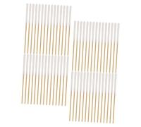 PRETYZOOM 60pcs Thick Cotton Swab Sticks for Beauty Care Multi-purpose Makeup Accessory Pure Cotton with Strong Absorption for Ear Cleaning Eyelash Extension and Removal