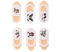 PRETYZOOM 6pcs Abs Webcam Cover Slide with Panda Pattern, Super Thin Design, Privacy Protective Camera Covers for Laptop, Phone, and Tablet Devices