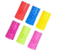 PRETYZOOM 6pcs Acupressure Foot Massage Mat with Different Degrees of Pressure Points, TPE Material Reflexology Carpet for House Use, Easy to Store Foot Massager Pad for Musicians and Older