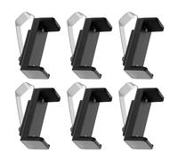 PRETYZOOM 6pcs Adjustable Remote Control Holder Clips for Car Sun Visor, Universal Garage Door Opener Mount Stand, Vehicle Visor Remote Clip Brackets for Secure Interior Organization