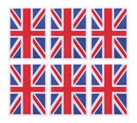 PRETYZOOM 6Pcs British Union Jack Patch England Flag UK Great Britain Iron on Sew on Craft Patches for Clothes Jacket United Kingdom Flag Patch