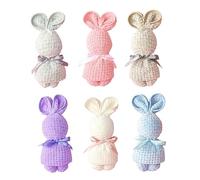 PRETYZOOM 6pcs Easter Towel Adorable Wash Towel Multi Function Rabbit Household Wedding Accessory for Newborn Gifts Girl Gifts