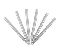 PRETYZOOM 6pcs Electric Welding Iron Tips Replacement Set Pointed Iron Material Fine Soldering Tips for DIY and Professional Use Long Pointed Solder Station Heads