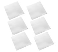 PRETYZOOM 6pcs Flat Aluminum Sheet Metal Panel with Smooth Mirrorlike Surface, Easy to Bend and Shape, Silver Aluminium Plate for Reflection Experiments and Workshop Fabrication, for Craft