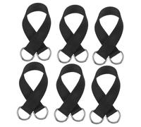 PRETYZOOM 6pcs Gymnastic Ring Straps Pull-up Hanging Fitness Sling for Muscle Training Upper Body Strength Building Lightweight Accessories for Home Workout
