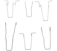 PRETYZOOM 6pcs Headlight Retainer Clip Bulb Retaining Spring Clips for Automotive Headlights Silver Metal Secure Fit Versatile Compatibility Car Repair Accessories