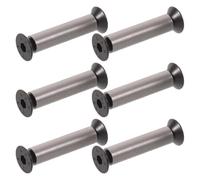 PRETYZOOM 6pcs Knife Handle Rivet Pins Stainless Steel Hex Screws with Sturdy Hex Structure and Precision Processing for Machinery Installations and Mass Production Applications