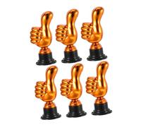 PRETYZOOM 6pcs Plastic Mini Trophy Cups Lightweight Fun Thumbs Up Award Prizes for Sports Events Party Favors Classroom Motivation and Achievement Recognition