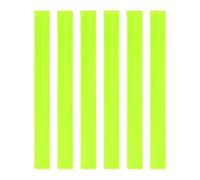 PRETYZOOM 6pcs Reflective Snap Band Wearable Wrist Bands High Visibility Pvc Steel Plate for Cycling Night Construction Safety Random Color