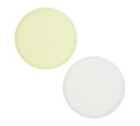 PRETYZOOM 6pcs round Silicone Coasters with Non-slip Heat Insulation and Luminous Feature, Sturdy Drink Holders Suitable for Hotel and Coffee Shop Use, 10cm Diameter Random Color