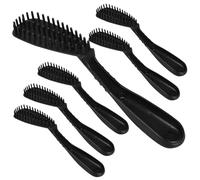 PRETYZOOM 6pcs Salon Hair Dye Brushes with Wide-toothed Combs for Sectioning Blending Ergonomic Grip Hair Coloring Applicators for Precise DIY Bleaching Multi-hair Type Use