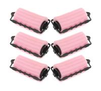 PRETYZOOM 6Pcs Soft Sponge Hair Rollers for Long and Medium Hair 4Cm Large Diameter Heatless Curlers for Overnight Styling Comfortable No Damage