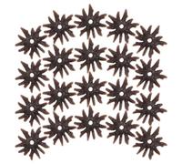 PRETYZOOM 70pcs Tree Base Holder, Tree Display Stand Accessories, Plastic Brown, Easy Assembly, Realistic Design, for Dioramas and Urban Planning, DIY Enthusiasts