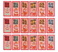 PRETYZOOM 72pcs Year Horse Red Envelopes Lunar Year Lucky Money Packets with Classic Horse Design for Spring Festival Wedding Birthday Celebration Traditional Chinese Hongbao Pockets