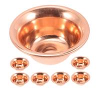 PRETYZOOM 7pcs Buddhist Ritual Bowl Tibetan Buddhist Incense Burner Home Decor Meditation Yoga Offering Plate Decorative
