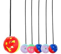 PRETYZOOM 7pcs Reptile Bell Ball Sucker Reptile Plastic Wear-resistant Fun Biting Releasing Boredom Tank Hanging for Lizard Bearded Dragon Accessories Random Color