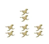 PRETYZOOM 8 Pcs Mini Sea Lion Figurine Brass Desk Ornament with Aged Patina | Vintage Retro Styling, Realistic Detailing, Low Maintenance Finish, for Office Desk, Study Decor