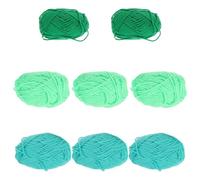 PRETYZOOM 8 Rolls Super Chunky Cotton Yarn for Hand Knitting and Sewing Four Strands Thick Yarn with Fine Workmanship Easy to Work for Sweaters and Scarves Random Color