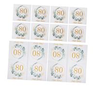 PRETYZOOM 80pcs Eucalyptus Leaf Paper Napkins Disposable Soft Guest Towels for Birthday Parties Dinner Outdoor Picnic Spring Summer Events