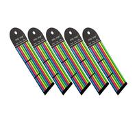 PRETYZOOM 80pcs Fluorescent Index Page Markers Book Tabs for Annotating Strips Highlighter Tape for Office School Study